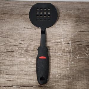 OXO Soft Works Slotted Spatula Turner Flipper Grip Handle Black